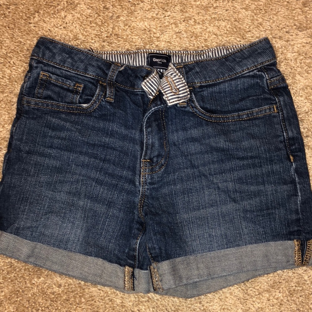 gap jean shorts